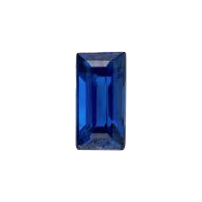 Natural Blue Sapphire Baguette A