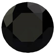 Natural Black Sapphire, Round