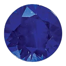 Natural Blue Sapphire Round AA