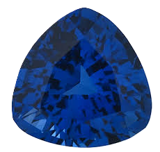 Natural Blue Sapphire Trillion AAA