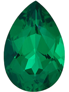 Natural Emerald Pear AAA