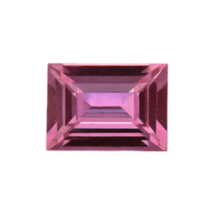 Natural Pink Sapphire Baguette