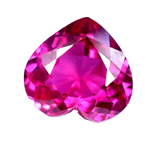 Natural Pink Sapphire Heart AA
