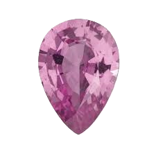 Natural Pink Sapphire Pear AA