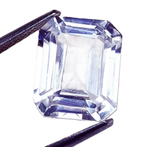 Natural White Sapphire Emerald