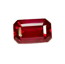 Natural Ruby Octagon AAA