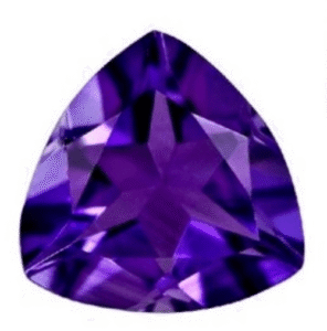 African Amethyst Trillion AAA