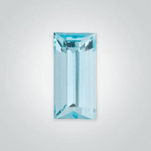 Natural Aquamarine Baguette AA