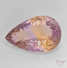 Natural Ametrine Pear