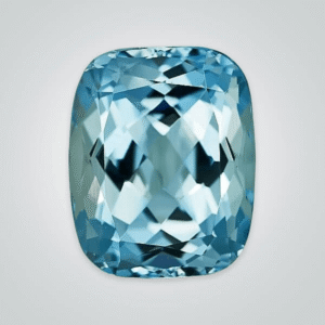 Natural Aquamarine Cushion AAA